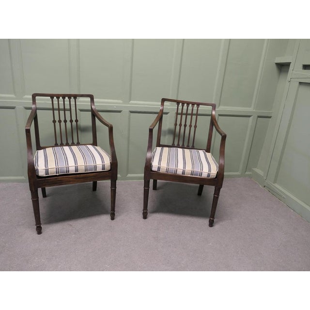 Regency Elbow Chairs, Set of 2 For Sale - Image 5 of 8