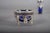 Antique Silver-Mounted Cobalt Blue Glass Condiment Set, 1900, Set of 7 For Sale - Image 9 of 18
