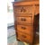 1900 - 1909 Early 20th Century Arts and Crafts Era Oak Partners Desk Wit Carved Pulls For Sale - Image 5 of 11
