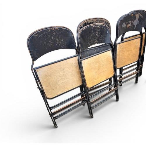 Folding Chairs from Clarin Corporation, USA, 1920s, Set of 12 For Sale - Image 7 of 18