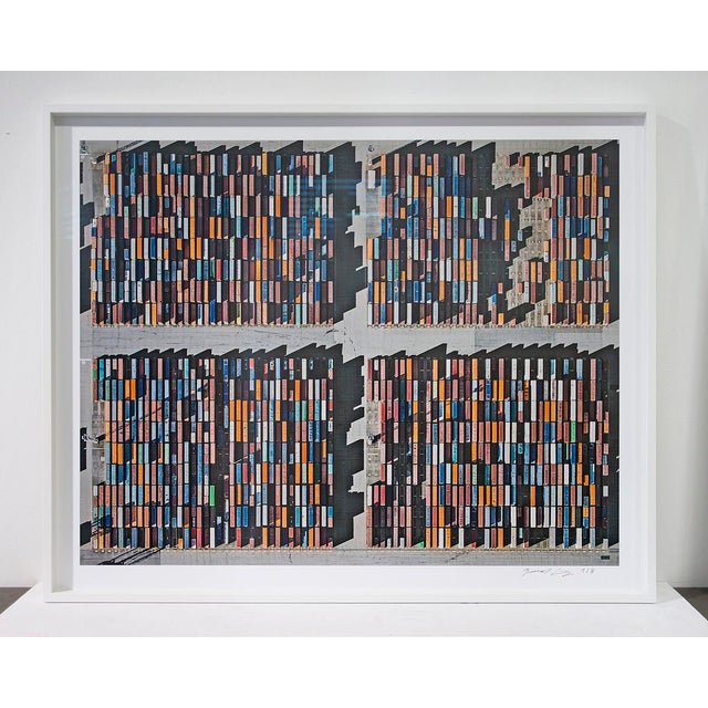 Contemporary "AV_Harbour_001" Contemporary Limited Edition Fine Art Photograph Print by Bernhard Lang For Sale - Image 3 of 9