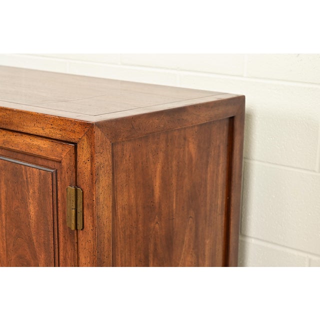 Century Furniture Hollywood Regency Chinoiserie Carved Walnut Sideboard Credenza, Circa 1970s For Sale - Image 12 of 17