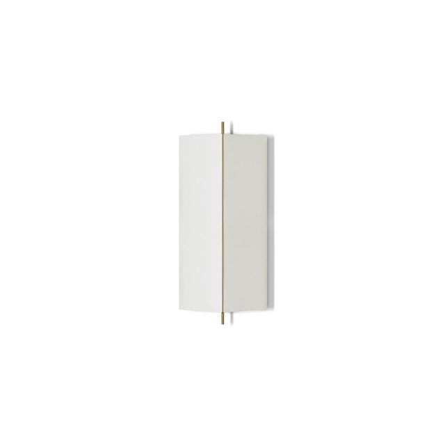 Gold Bronze 3T09 Structure and Ivory Fabric Wall Lamp by Neri & Hu for Cassina For Sale - Image 8 of 9