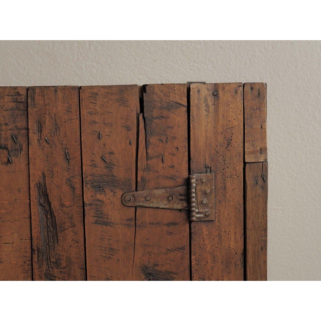 Rustic Folk Art Mountain Wall Cabinet in Pine, 1900 For Sale - Image 3 of 13