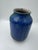 Contemporary Vintage Signed Studio Pottery Vase in Cobalt Blue and Teal Glaze For Sale - Image 3 of 5