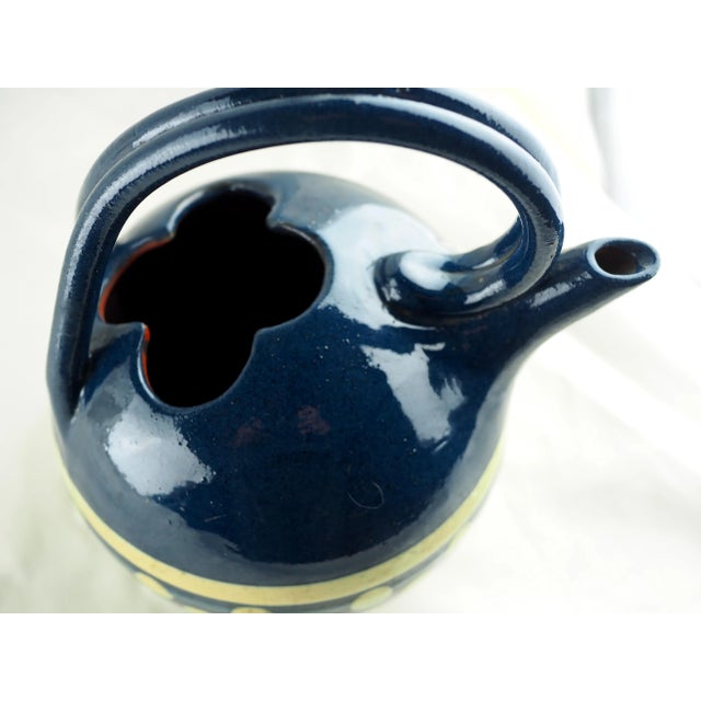 Early 20th French Folk Art Deco Paul Jacquet Spotted Deco Jug For Sale - Image 9 of 11