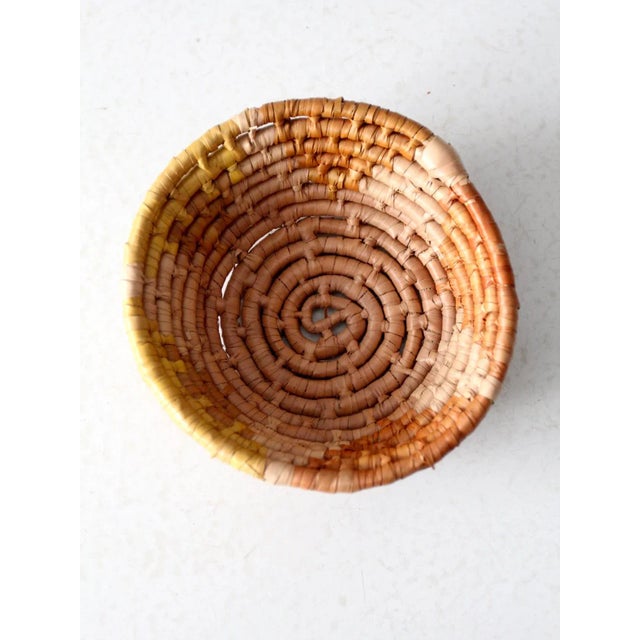 Vintage Coil Basket Bowl For Sale - Image 6 of 8