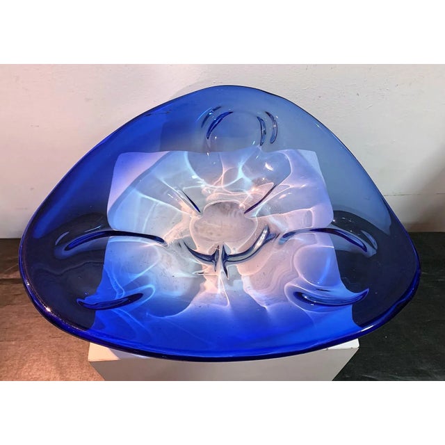 1970s Fruit Bowl from Val Saint Lambert, 1970s For Sale - Image 5 of 6