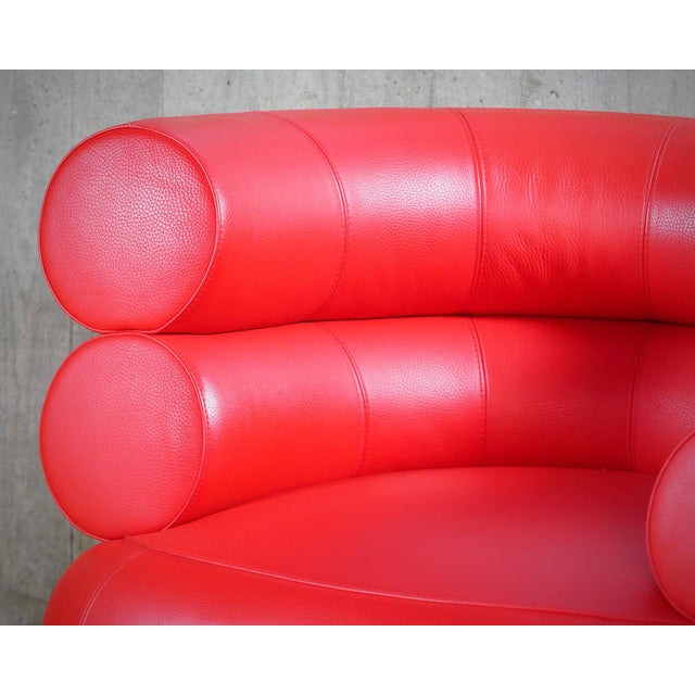 Red Bibendum Lounge Chair by Eileen Gray for Classicon, 1990s For Sale - Image 8 of 9