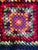 Black Granny Square Cottagecore Rainbow Afghan For Sale In Pittsburgh - Image 6 of 12