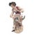 Porcelain figurine "Sheep shearing". The shepherd holds the lamb on his knees and shoots. Manufacturers stamp letter "N"....