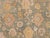 Late 19th Century Antique Angora Oushak Carpet, Handmade Oriental Rug, Light Blue, Shrimp, Taupe For Sale - Image 5 of 18