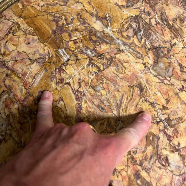 French Louis XVI Style Gilt Bronze Mounted Coffee Table For Sale In New York - Image 6 of 13