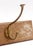 Traditional European Vintage Brass Hook Rack on Wooden Plank For Sale - Image 3 of 10