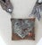 Rustic Vintage 1991 Artist Made Sterling Copper Agate Necklace & Earrings For Sale - Image 3 of 12