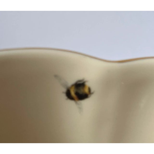 Lenox “Morningside Cottage” Botanical Porcelain Serving Bowl With 24kt Gold Rim For Sale In Indianapolis - Image 6 of 9