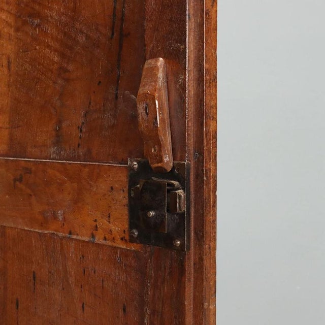 Wood Antique Baroque Walnut Cabinet, 1700s For Sale - Image 7 of 11