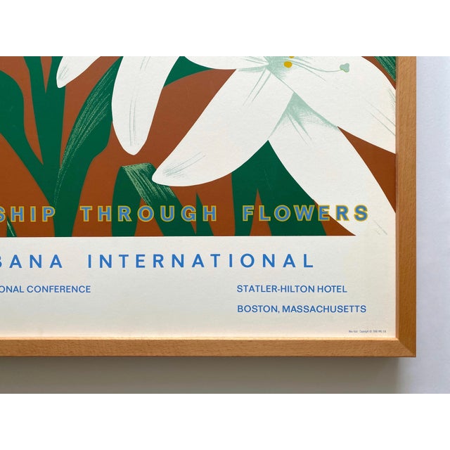 Alex Katz Vintage 1968 Pop Art Silkscreen Print 