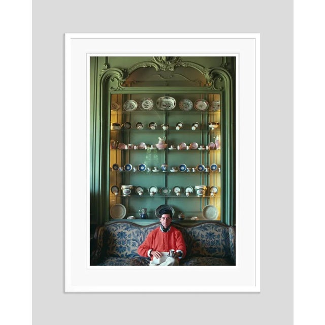 Modern Comte D’Arcangues 1986 by Slim Aarons Framed C-Print For Sale - Image 3 of 3