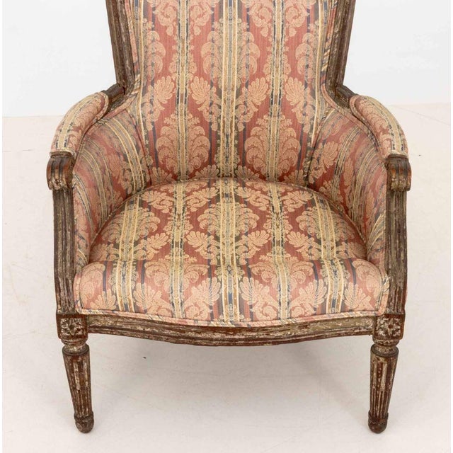Louis XVI Style Upholstered Children's Bergere For Sale - Image 10 of 10