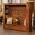 French Pyrenees Carved Oak and Pine "Zuzulu" Bench Trunk Table Display Cabinet For Sale - Image 13 of 13