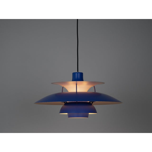 Louis Poulsen Vintage Danish PH 5 Lamp by Poul Henningsen for Louis Poulsen, 1970s For Sale - Image 4 of 13