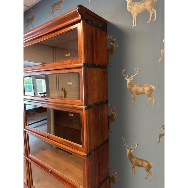Antique Globe Wernicke Bookcase, 1890s, Set of 12 For Sale - Image 5 of 12