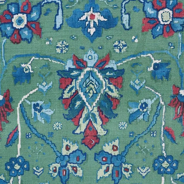 This design's leafy vines, delicate flowers and intricate medallions evoke the artistry of an antique carpet. Printed on...