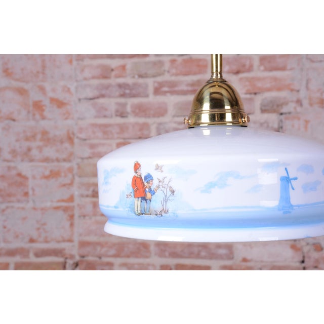 Socket: E27 This elegant and artistically valuable pendant chandelier dates from the 1930s in Czechoslovakia and...