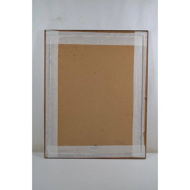 Emile Goussery (French 1867-1941) "The Cloister - Ursuline Convent" Watercolor Signed and Dated 1938 For Sale - Image 12 of 12