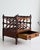 Late 19th Century Large English Regency Mahogany Canterbury Magazine Rack With Drawer, 19th Century For Sale - Image 5 of 16