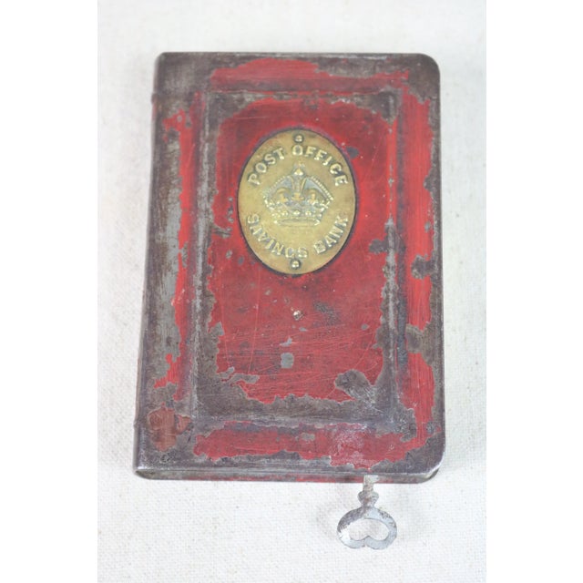 Red Early 20th Century English Post Office Savings Bank For Sale - Image 8 of 8