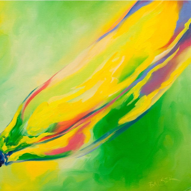 Jennifer's original oil painting of this banana is seductive and impressive. I find her art to be breathtaking, beautiful...