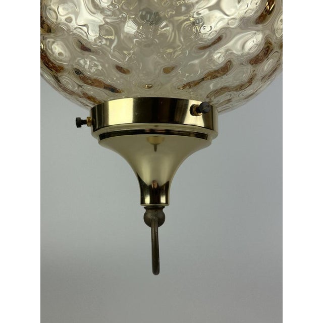 Vintage Space Age Hanging Lamp from Glashütte Limburg, 1960s For Sale - Image 13 of 18