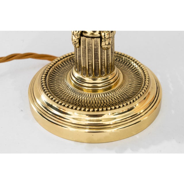 Art Deco Table Lamp with Cut Glass Shade and Glass Sticks, Vienna, Austria, 1920s For Sale - Image 17 of 18