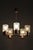 Mid-Century Chandelier in Chrome, Steel, Copper, and Glass, Czech, 1960s For Sale - Image 9 of 11