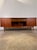 Mid Century Danish Modern Long Low Long Teak 4 Door Credenza by Kofod Larsen, Attributed For Sale In Orlando - Image 6 of 11
