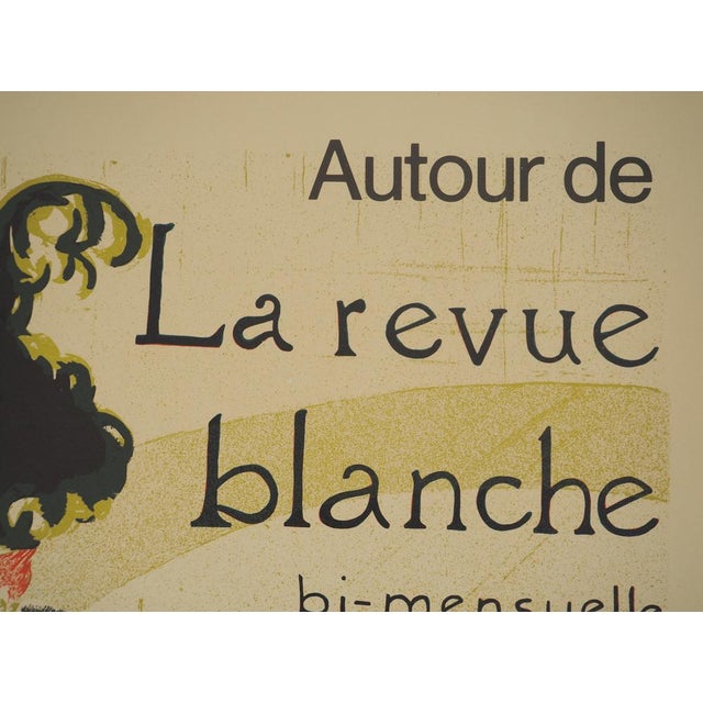 Paper La Revue Blanche Poster after Henri de Toulouse-Lautrec For Sale - Image 7 of 9