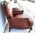 Leather Lounge Chair & Ottoman by Henredon For Sale In Miami - Image 6 of 12