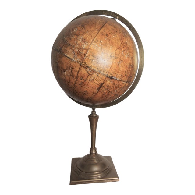 Celestial Globe With Brass Meridian For Sale