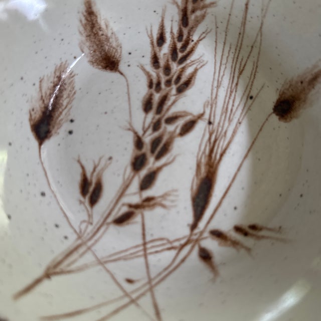 1970s Set of Five (5) Midwinter Stonehenge Wild Oats Bowls, Made in England, Wedgwood Group Stoneware For Sale - Image 12 of 12