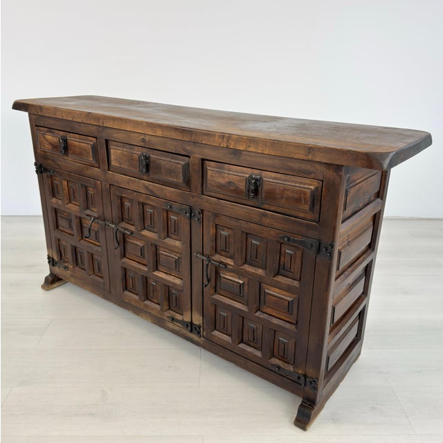 Spanish Brutalist Sideboard For Sale - Image 4 of 13