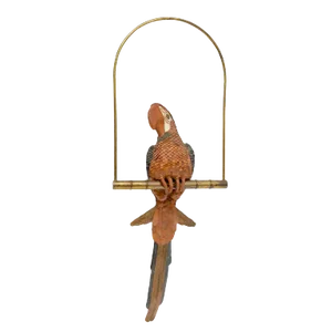 Vintage Leather Parrot by Federico