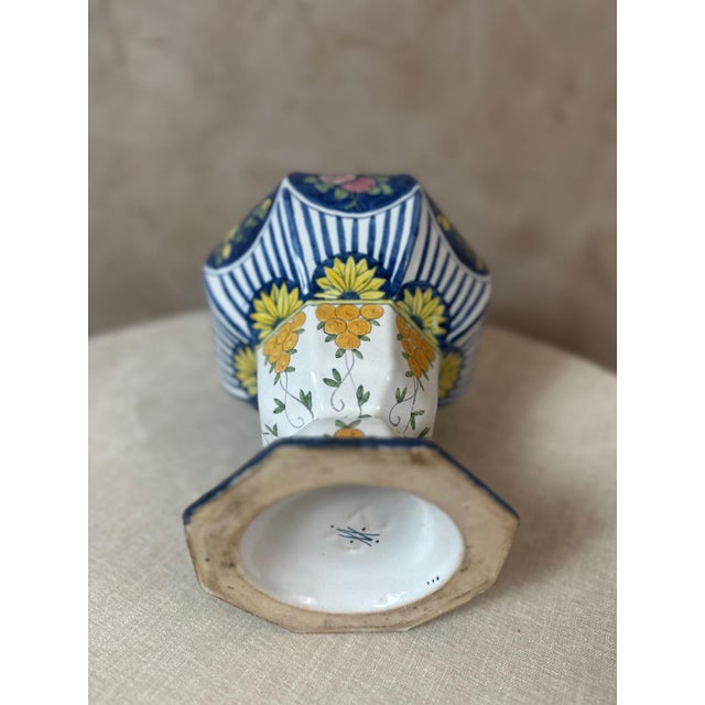 Vintage Vase in Polychrome, 1925 For Sale - Image 4 of 14