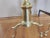 Antique 19th Century Federal Style Brass Andirons-A Pair For Sale - Image 11 of 12
