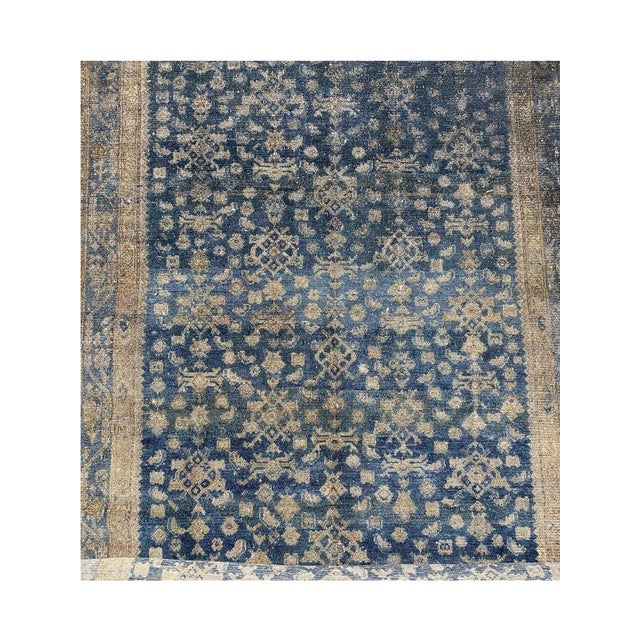 1950s 1950s Vintage Old Persian Malayer Runner Rug 5x19 For Sale - Image 5 of 10