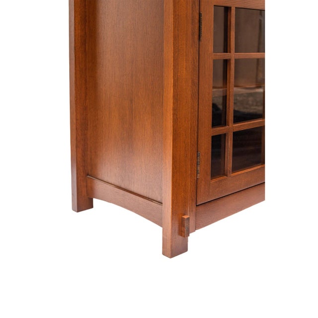 Crafters and Weavers Craftsman Mission Solid Oak Sideboard For Sale In Chicago - Image 6 of 8