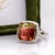 11cts Bi-Color Tourmaline Ring With Natural Diamond Halo in 14k Solid Dual Gold For Sale In Columbus - Image 6 of 9
