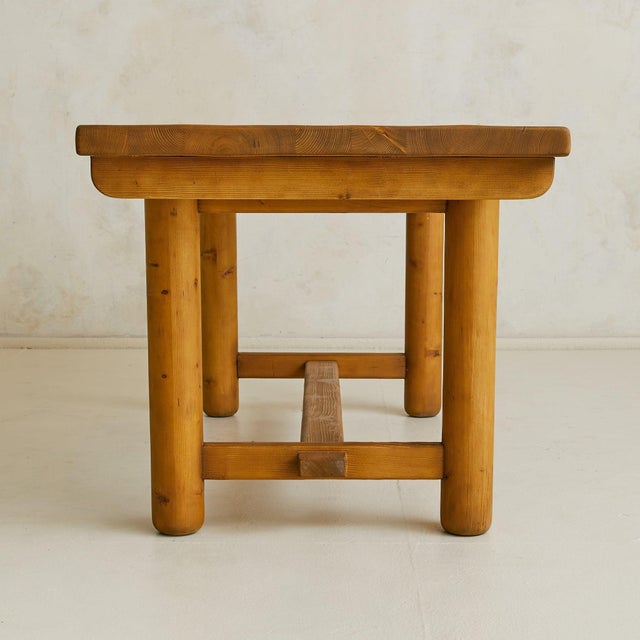 1970s French Pine Dining Table in the Manner of Georges Robert, 1970s For Sale - Image 5 of 18