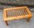 Mid-Century Modern Openwork Coffee Table in Pine and Glass, France, 1980 For Sale - Image 3 of 9